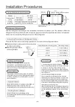 Preview for 26 page of Airwell AWSI-DCV048-N11 Operation & Installation Manual