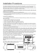 Preview for 20 page of Airwell AWSI-DCV072-N11 Operation And Installation Manual