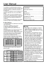 Preview for 2 page of Airwell AWSI-DDV007-N11 Operation & Installation Manual