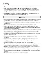 Preview for 4 page of Airwell AWSI-DDV007-N11 Operation & Installation Manual