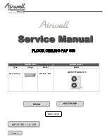 Preview for 1 page of Airwell AWSI YIFA060-H13 Service Manual