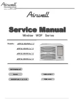 Preview for 1 page of Airwell AWWR-WDF009-C12 Service Manual