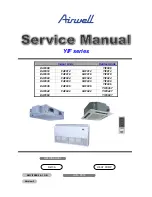 Preview for 1 page of Airwell CAF012 Service Manual