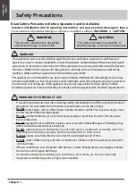 Preview for 4 page of Airwell CDM Cassette AW-YDFA012-H91 Installation Manual