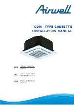 Preview for 1 page of Airwell CDM009X Installation Manual