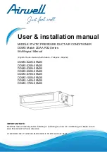 Airwell DDMX-022N-09M25 User & Installation Manual preview