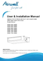 Preview for 2 page of Airwell DDMX-022N-09M25 User & Installation Manual