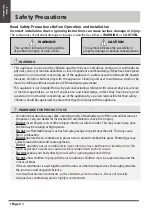 Preview for 5 page of Airwell DDMX-022N-09M25 User & Installation Manual