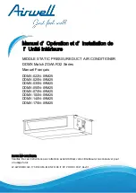 Preview for 40 page of Airwell DDMX-022N-09M25 User & Installation Manual