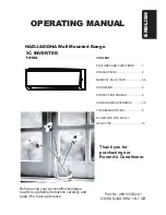 Preview for 1 page of Airwell DHA series Operating Manual