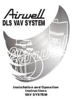 Airwell DLS VAV SYSTEM Installation And Operation Instructions Manual предпросмотр