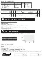 Предварительный просмотр 2 страницы Airwell DLV007 Installation Manual