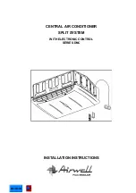 Airwell DNC 1150 Installation Instructions Manual preview