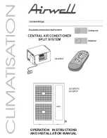 Airwell DS48RCF Operation Instructions And Installation Manual preview