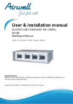 Preview for 1 page of Airwell DVHA-220N-01M22 User & Installation Manual