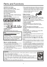 Preview for 14 page of Airwell FAV012 Operation Manual