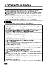 Preview for 4 page of Airwell FDM018 Installation Manual