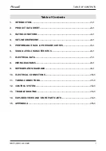 Preview for 3 page of Airwell FLO 18 DCI Service Manual