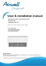 Preview for 1 page of Airwell FVVA-025N-01M22 User & Installation Manual