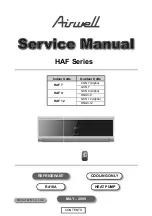 Предварительный просмотр 1 страницы Airwell HAF 12 Service Manual