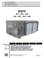 Airwell HRW 019 Installation And Maintenance Manual preview