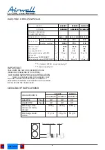 Предварительный просмотр 4 страницы Airwell K 30 RCF Service & Installation Manual