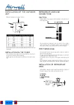 Предварительный просмотр 11 страницы Airwell K 30 RCF Service & Installation Manual