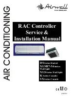 Airwell K CassetteSeries Service & Installation Manual preview