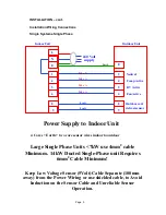 Preview for 7 page of Airwell K CassetteSeries Service & Installation Manual