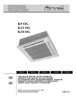 Preview for 1 page of Airwell K12 OG 2T AV Installation And Maintenance Manual