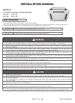 Preview for 1 page of Airwell KXV021 Installation Manual