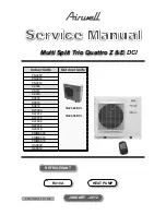 Preview for 1 page of Airwell PNX 012 Service Manual