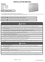 Preview for 1 page of Airwell SXV007 Installation Manual