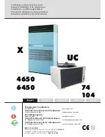 Preview for 1 page of Airwell UC 104 Installation And Maintenance Manual