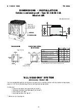 Предварительный просмотр 18 страницы Airwell X 1100 AO Technical Data Manual