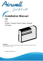 Airwell XDA Installation Manual preview