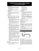 Preview for 3 page of Airwell XLM12RCA Service & Installation Manual