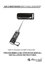 Preview for 1 page of Airwell XLM14RCA Programming And Operations Manual