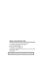 Preview for 22 page of Airwell XLM17RCA Operation And Installation Instructions Manual