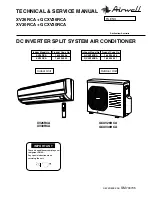 Preview for 1 page of Airwell XV26RCA Technical & Service Manual