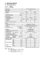 Preview for 6 page of Airwell XV26RCA Technical & Service Manual