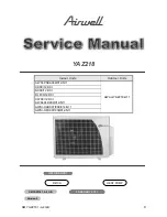 Airwell /yaz218 Service Manual preview