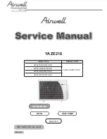 Предварительный просмотр 1 страницы Airwell YAZE218 Service Manual