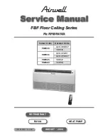 Airwell YCF055 Service Manual preview