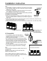 Preview for 7 page of Airwell YCV280HR Installation Manual