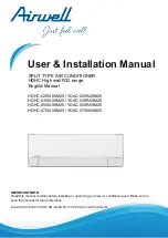 Preview for 2 page of Airwell YDAC-025R-09M25 User & Installation Manual