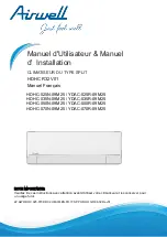 Предварительный просмотр 40 страницы Airwell YDAC-025R-09M25 User & Installation Manual