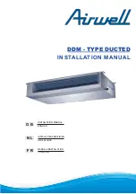 Airwell YDFA012 Installation Manual preview