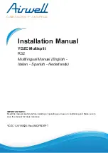 Preview for 1 page of Airwell YDZC Series Installation Manual