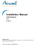 Предварительный просмотр 2 страницы Airwell YDZC Series Installation Manual